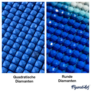 Diamond Painting - Moneta Langflügelfalter und Laub