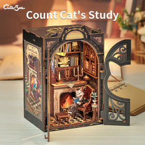 Book Nook - Die Studie des Grafen Katze