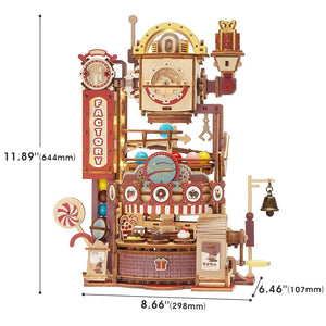 3D Puzzle - Schokoladenfabrik aus Marmor