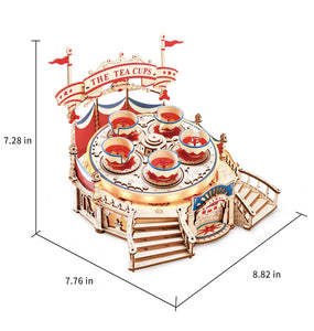 3D Puzzle - Karussell Tilt-A-Whirl