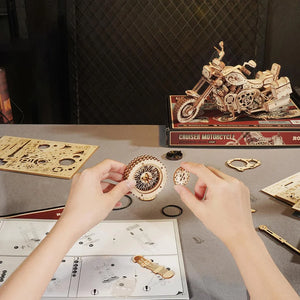 3D Puzzle - Kreuzer Motorrad