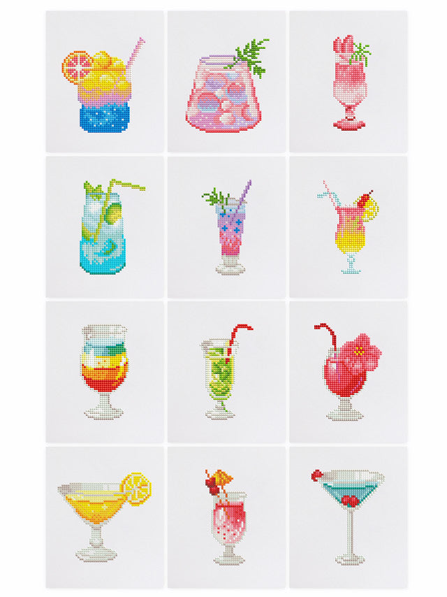 Mini Serie Diamond Painting - Cocktails