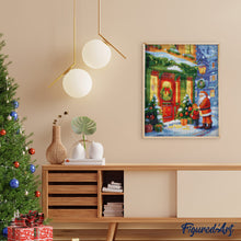 Laden Sie das Bild in den Galerie-Viewer, Diamond Painting - Gruß vom Weihnachtsmann