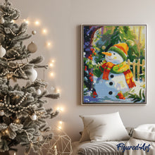 Laden Sie das Bild in den Galerie-Viewer, Diamond Painting - Fröhlicher Schneemann