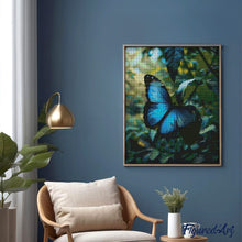 Laden Sie das Bild in den Galerie-Viewer, Diamond Painting - Blauer Morphofalter