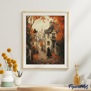 Diamond Painting - Herbstspaziergang in der Altstadt