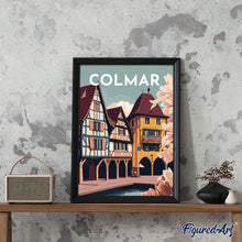 Laden Sie das Bild in den Galerie-Viewer, Diamond Painting – Reiseplakat Colmar