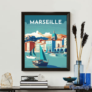 Reiseplakat Marseille