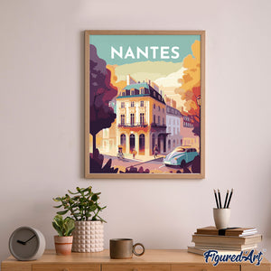 Diamond Painting – Reiseplakat Nantes