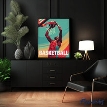 Laden Sie das Bild in den Galerie-Viewer, Sportposter Basketball