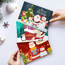 Laden Sie das Bild in den Galerie-Viewer, Malen nach Zahlen 6er-Pack DIY Weihnachtskarten - Serie 1