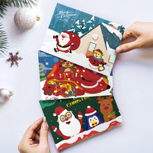 Laden Sie das Bild in den Galerie-Viewer, Malen nach Zahlen 6er-Pack DIY Weihnachtskarten - Serie 4