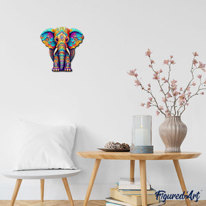Holzpuzzle Erwachsene - Majestätischer Elefant