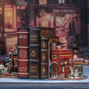 Book Nook - Weihnachtshütte