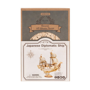 3D Puzzle - Japanisches Diplomatisches Schiff