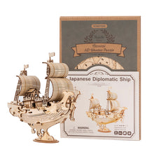 Laden Sie das Bild in den Galerie-Viewer, 3D Puzzle - Japanisches Diplomatisches Schiff