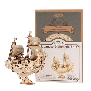 3D Puzzle - Japanisches Diplomatisches Schiff