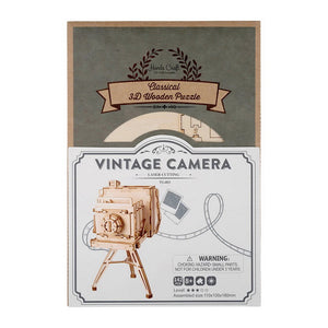 3D Puzzle - Vintage Kamera