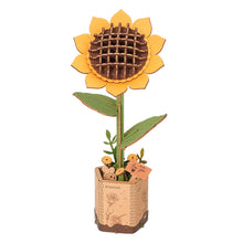 Laden Sie das Bild in den Galerie-Viewer, 3D Puzzle - Sonnenblume