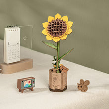 Laden Sie das Bild in den Galerie-Viewer, 3D Puzzle - Sonnenblume