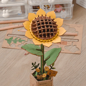 3D Puzzle - Sonnenblume