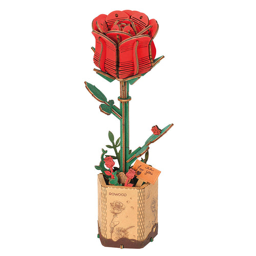 3D Puzzle - Rote Rose