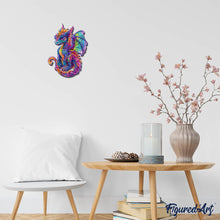 Laden Sie das Bild in den Galerie-Viewer, Holzpuzzle Erwachsene - Lebendiger Drache