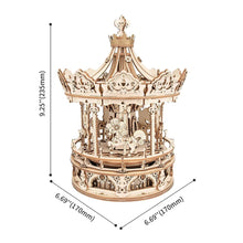 Laden Sie das Bild in den Galerie-Viewer, 3D Puzzle - Romantisches Karussell