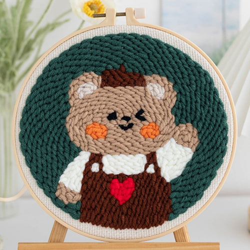 Punch Needle set Winky Little Bear