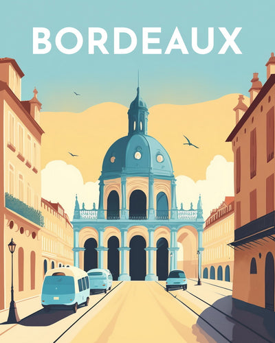 Diamond Painting – Reiseplakat Bordeaux