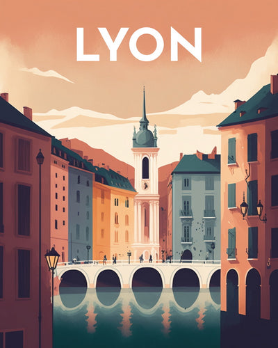 Diamond Painting – Reiseplakat Lyon