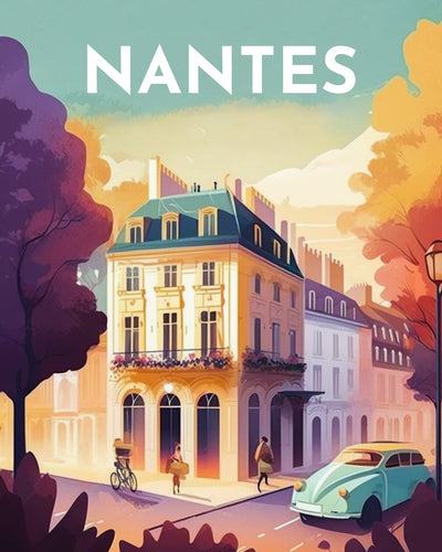 Diamond Painting – Reiseplakat Nantes