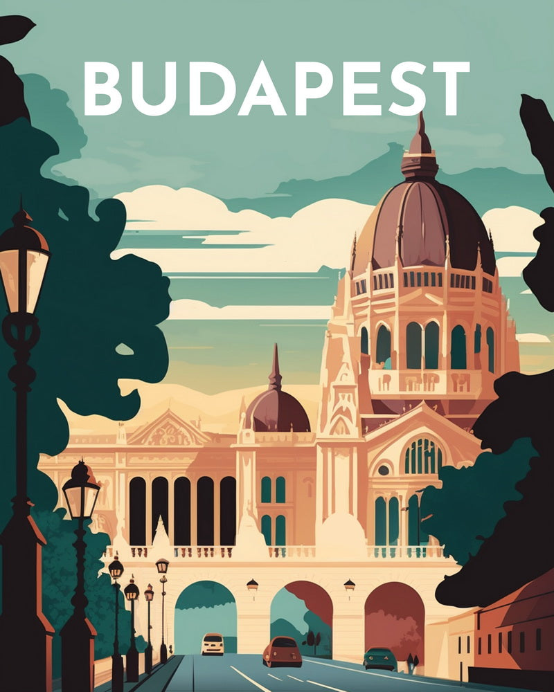 Diamond Painting – Reiseplakat Budapest