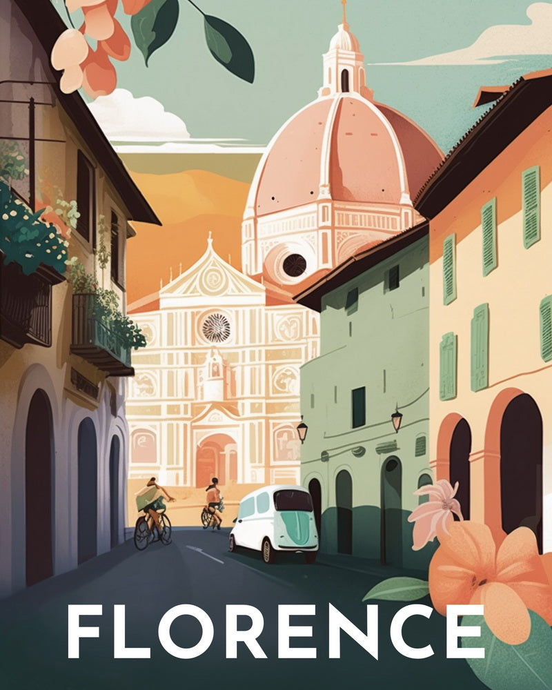 Diamond Painting – Reiseplakat Florenz