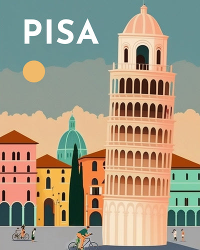 Diamond Painting – Reiseplakat Pisa