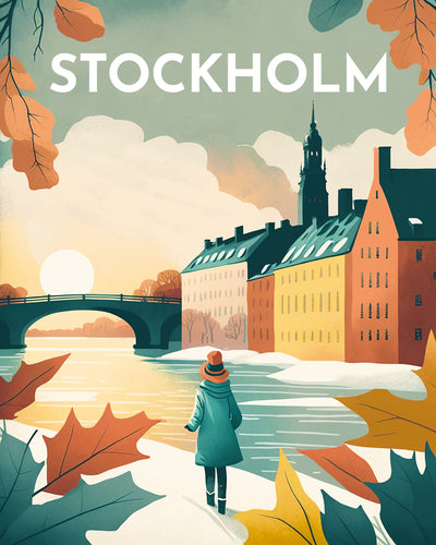 Diamond Painting – Reiseplakat Stockholm