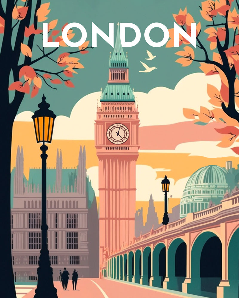 Diamond Painting – Reiseposter London 2