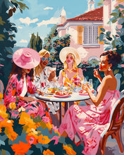Laden Sie das Bild in den Galerie-Viewer, Diamond Painting - Rosa Gartenparty der Divas