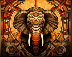 Diamond Painting – Elefant Art Deco