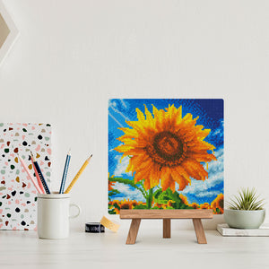 Mini Diamond Painting 25 x 25 cm - Sonnegeküsste Sonnenblume