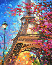 Laden Sie das Bild in den Galerie-Viewer, Diamond Painting – Romantischer Eiffelturm