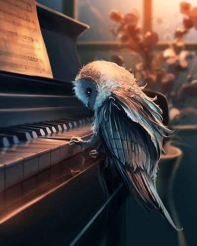 Diamond Painting – Improvisierender Pianist