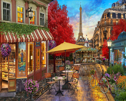 Malen nach Zahlen – Veranda in Paris