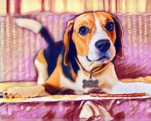 Kreuzstich – Herziger Beagle