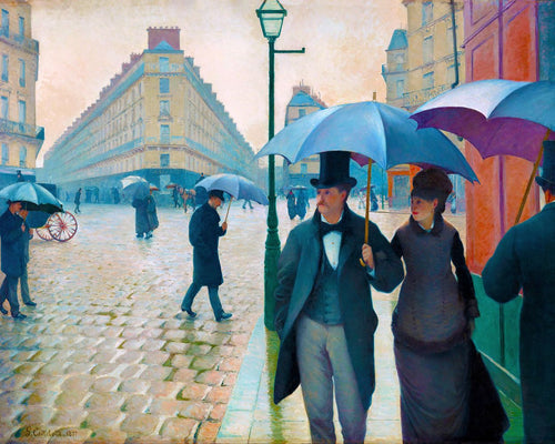 Malen nach Zahlen – Paris-Straße, Regentag – Gustave Caillebotte