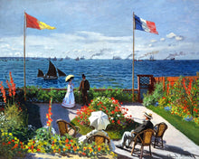 Laden Sie das Bild in den Galerie-Viewer, Kreuzstich – Die Terrasse am Sainte Adresse – Monet