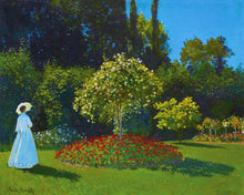 Laden Sie das Bild in den Galerie-Viewer, Kreuzstich – Frau im Garten – Monet