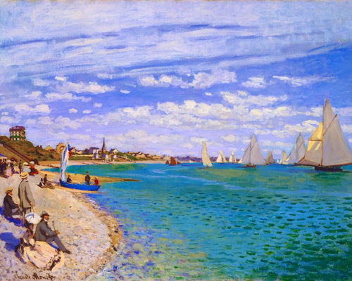 Malen nach Zahlen – Regatta bei Sainte–Adresse – Monet