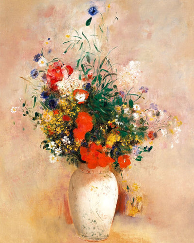 Malen nach Zahlen – Vase mit Blumen – Odilon Redon