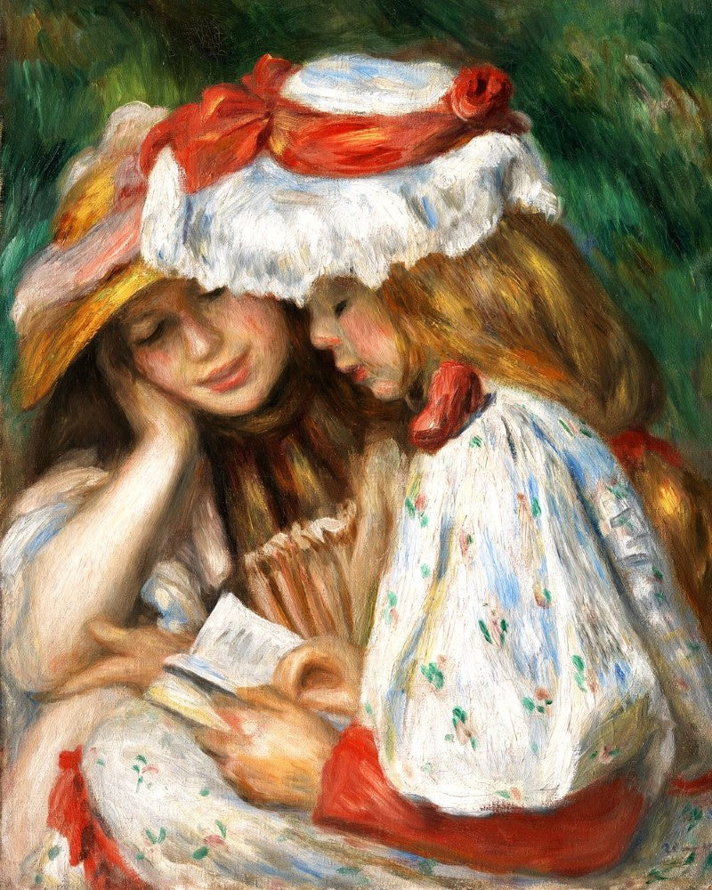 Kreuzstich Zwei Lesende Mädchen Renoir Figuredart 